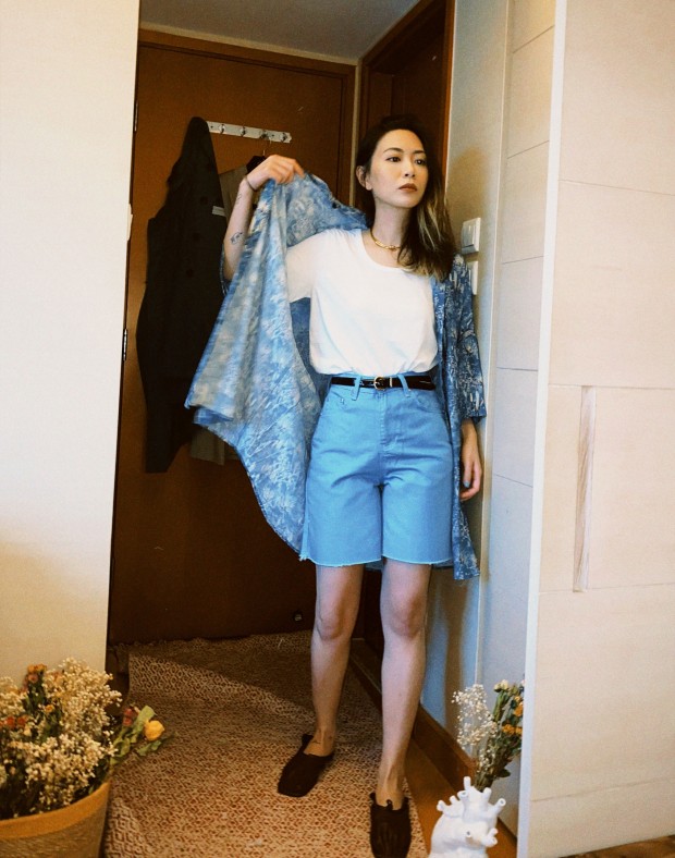 Blue Denim Shorts #210763