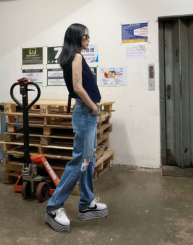 Y2K Low Rise Ripped Jeans #220430