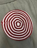 Red Stripy Beret #220452