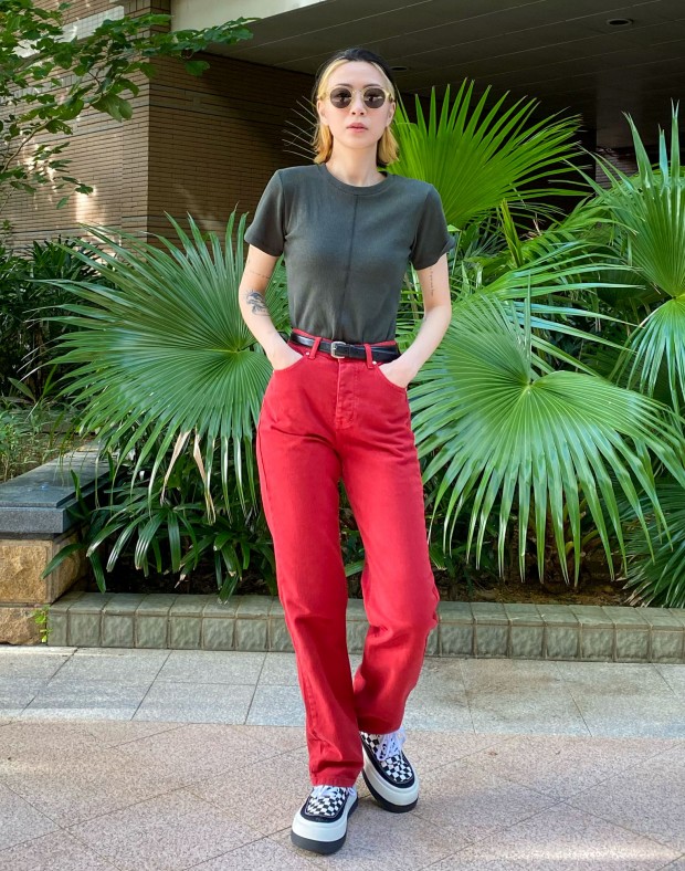 Red Perfect Cut Jeans #220624