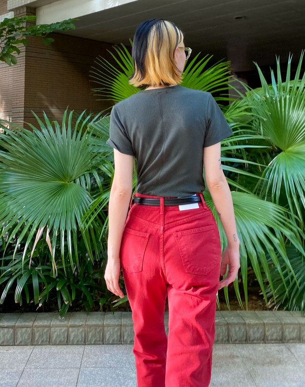 Red Perfect Cut Jeans #220624