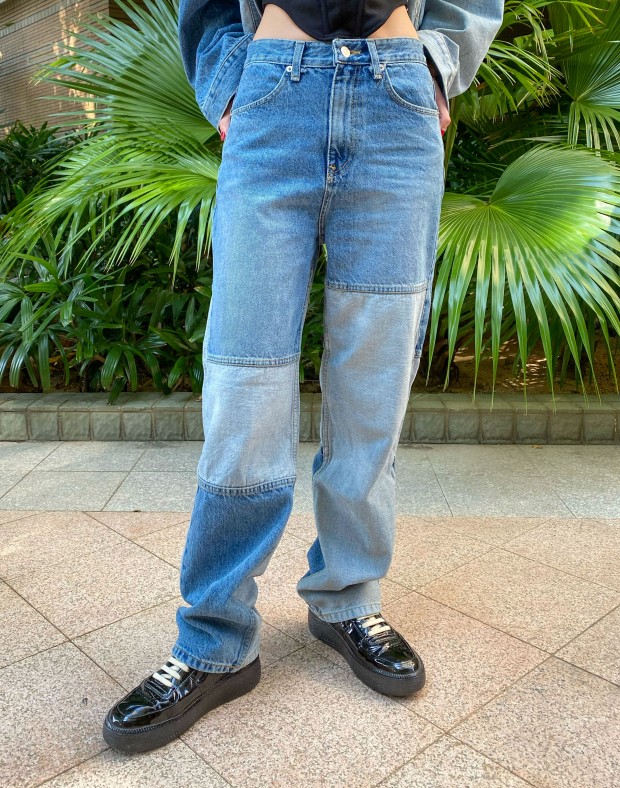 Patched Jeans #221014