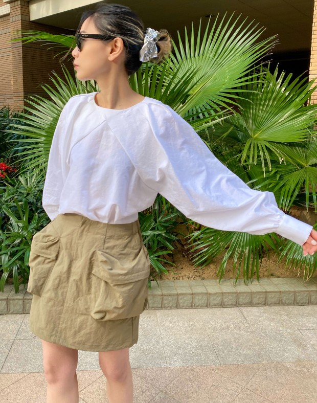 White Layered Top #230225