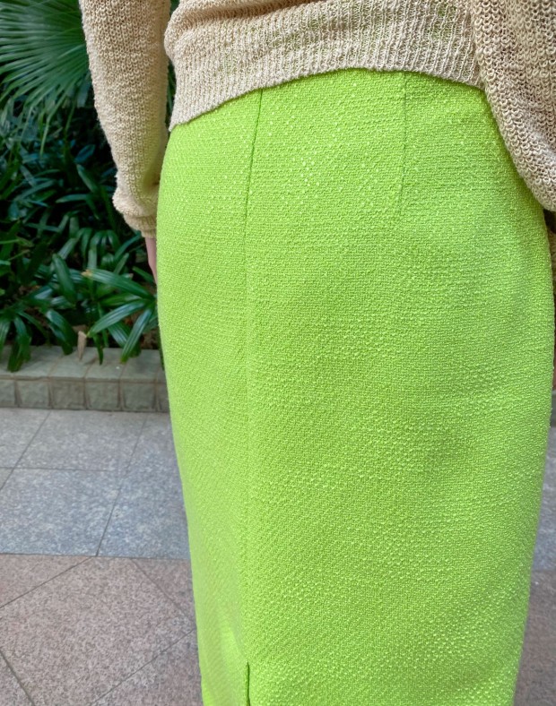  Green Tweed Table Skirt #230232
