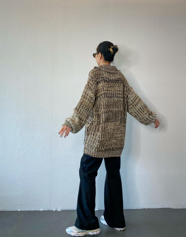 Oversized Pattern Knit #231126