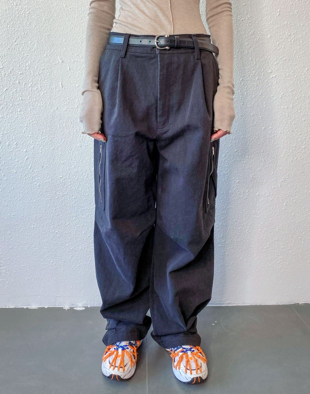 Black Paggy Pants #230916