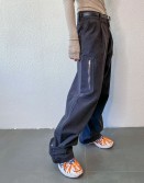 Black Paggy Pants #230916