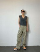  Grey Wide Pants #240227