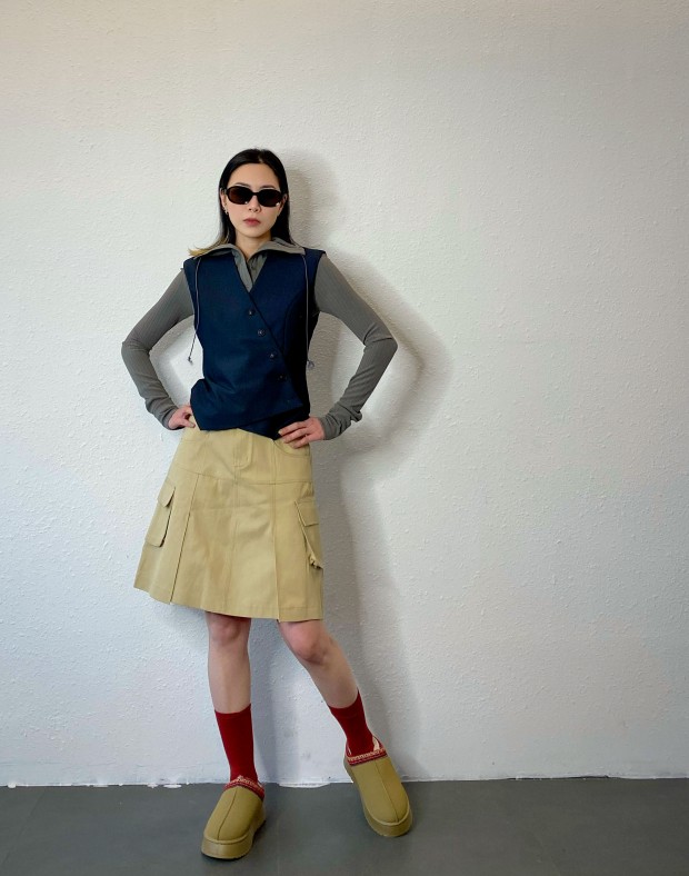 Beige Skirt #240121