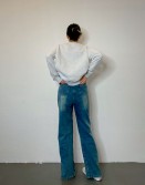 Muti Panel Wased Jeans #240316