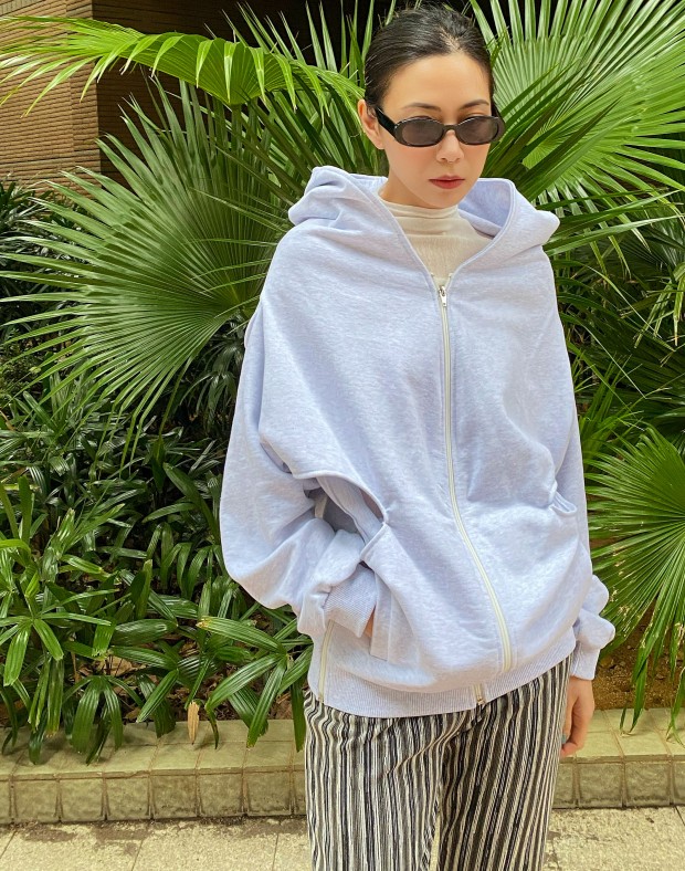 Grey Twisted Parka #230327